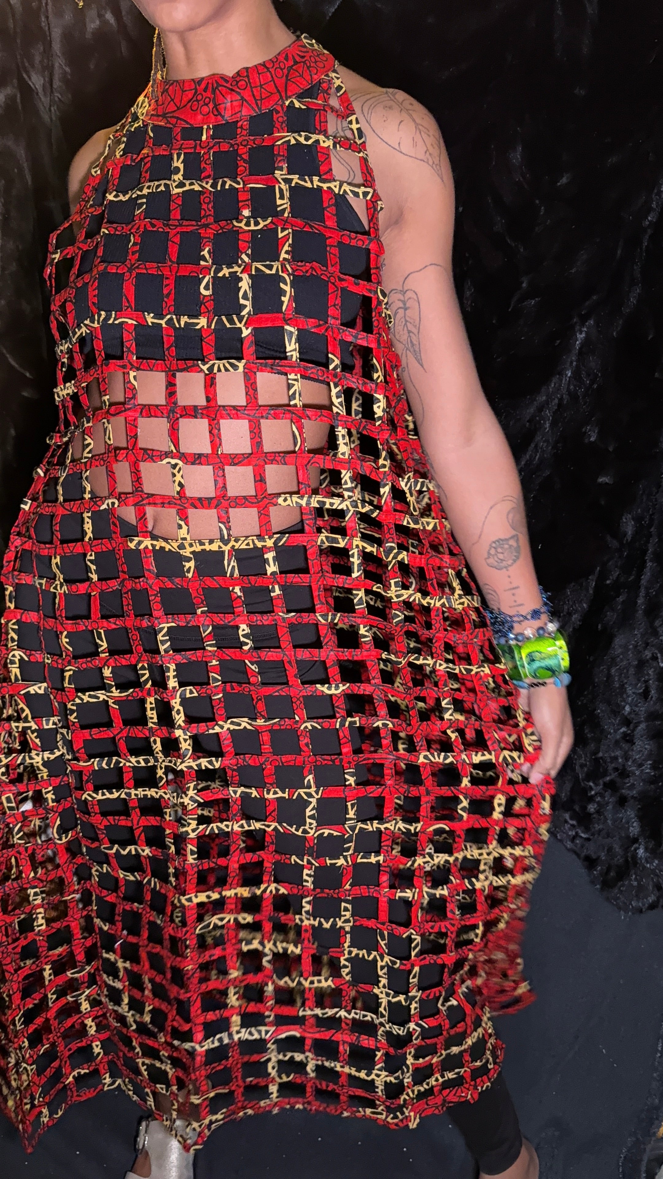 High Neck Halter Maxi